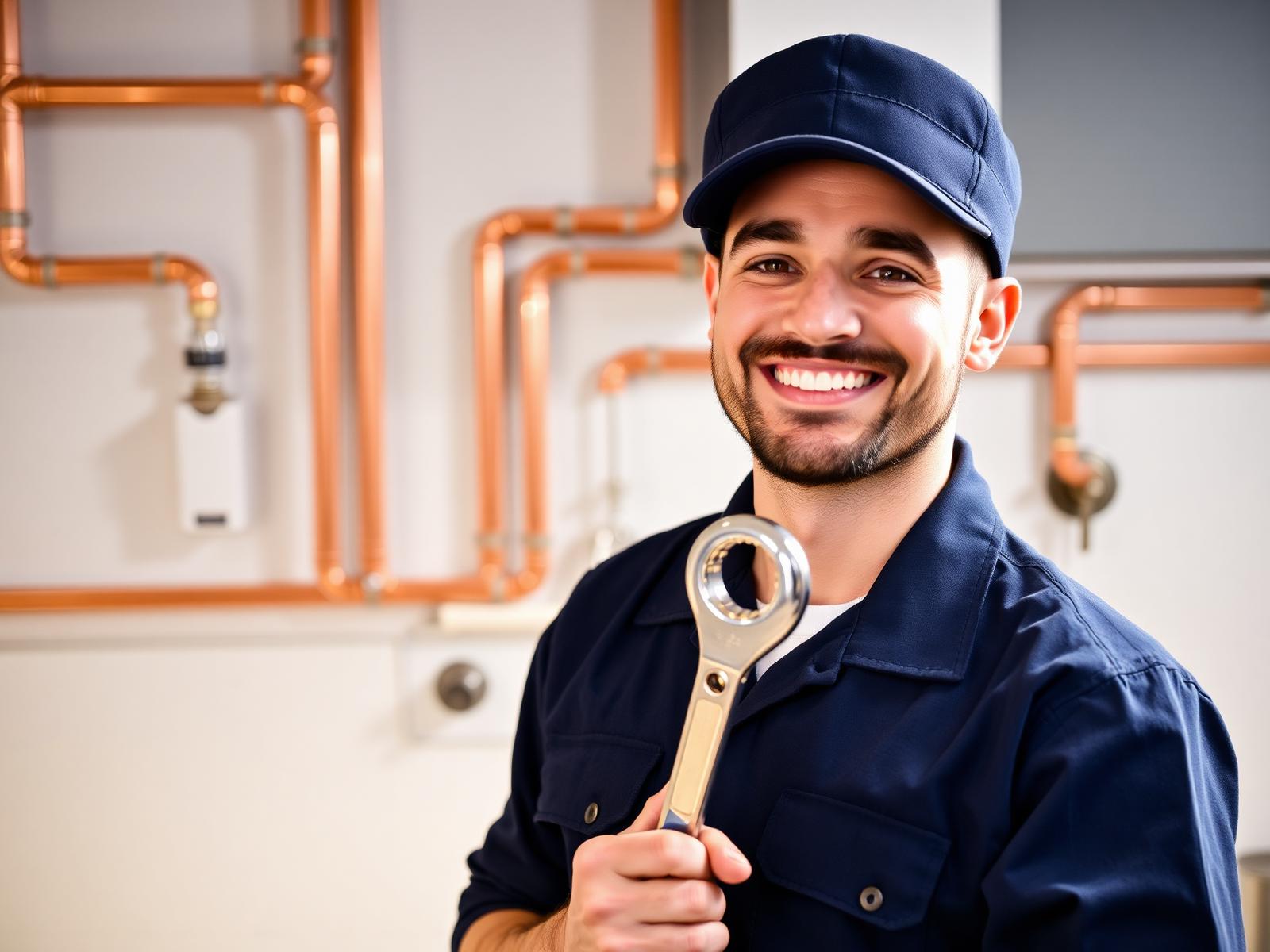 UmPro Plumbing technician ready for service